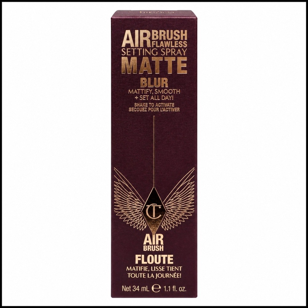 Charlotte Tilbury Airbrush Flawless Setting Spray Matte Blur 34mL 1.1oz Travel